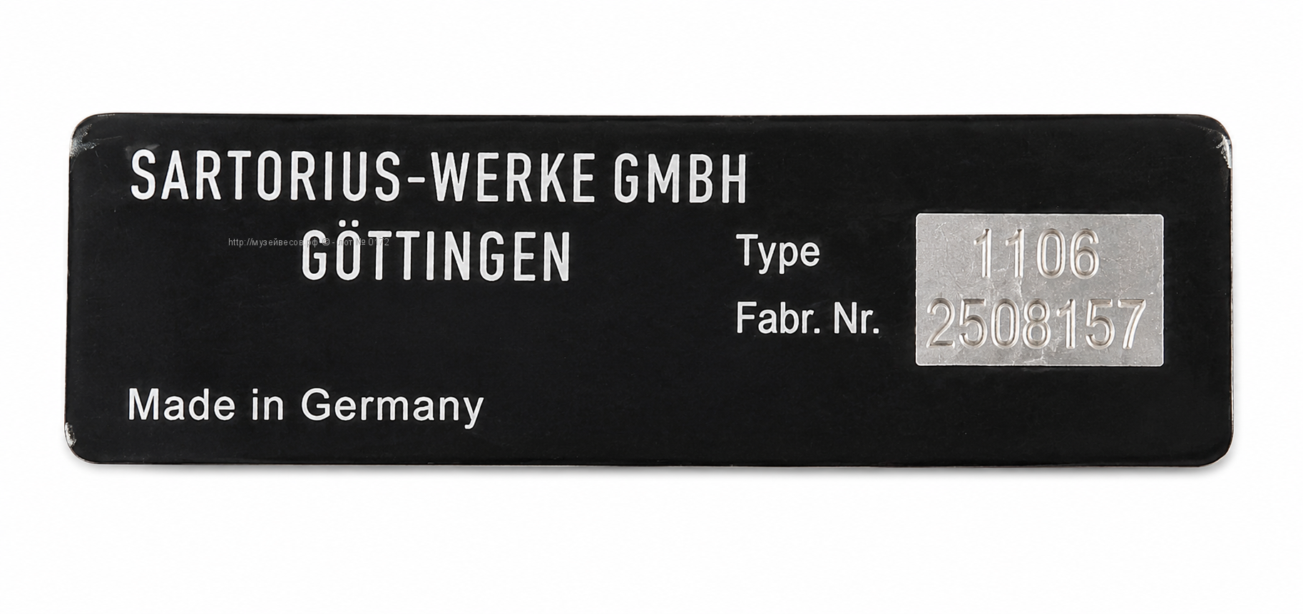 Sartorius werke GMBH Gottingen Type 1106
