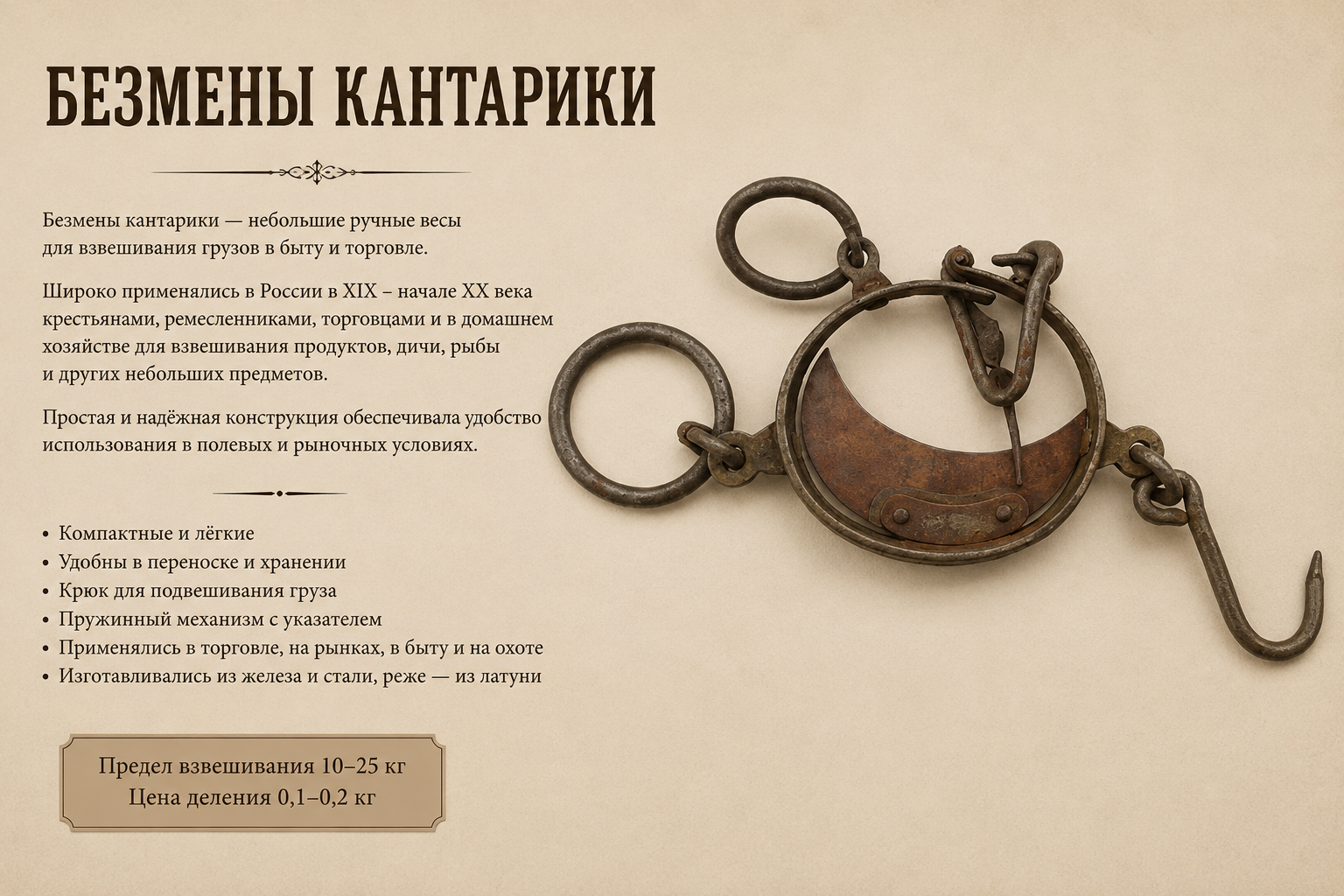 Безмены кантарики